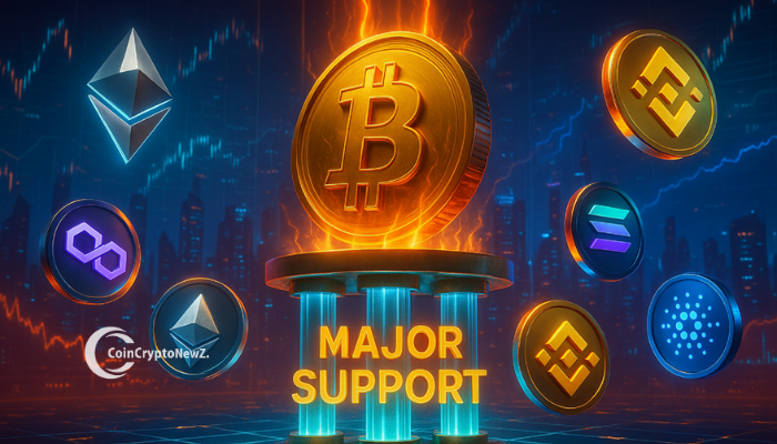 Crypto Market Correction — Bitcoin Hits Key Support Level as Altcoins Line Up for Major Gains