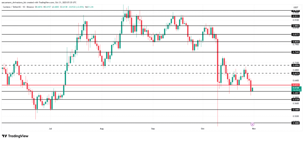 Cardano Price Holds at $0.60 as Whales Accumulate 70 Million ADA 3 image 4