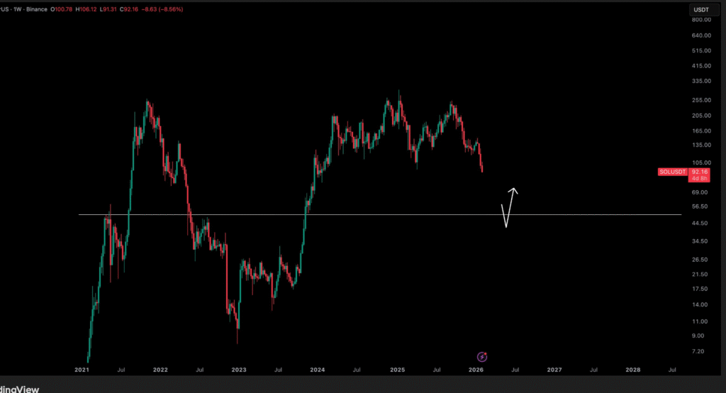 Solana Drops Below $100 with $50 Support Zone Next in Sight 1 image 6
